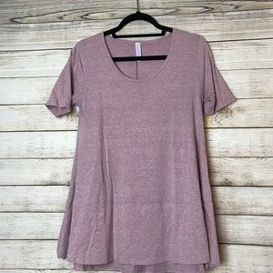 Heathered pink Lularoe Perfect T